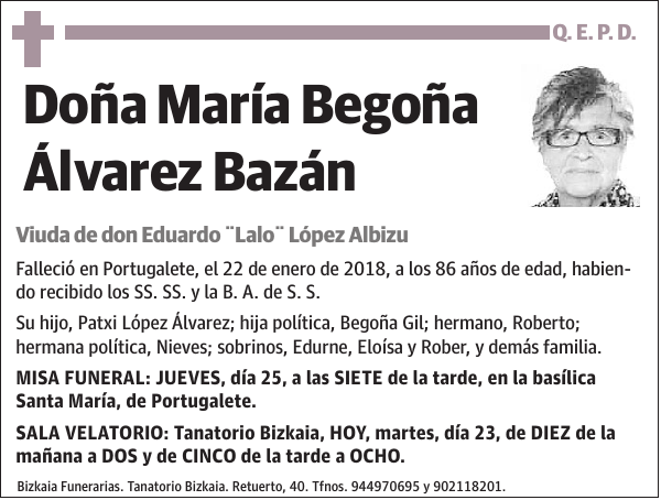 María Begoña Álvarez Bazán