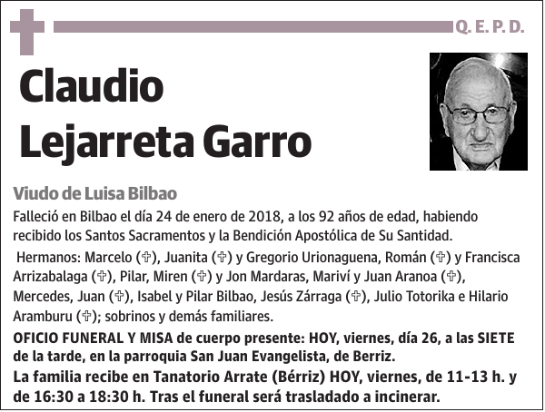 Claudio Lejarreta Garro