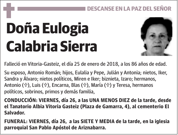 Eulogia Calabria Sierra