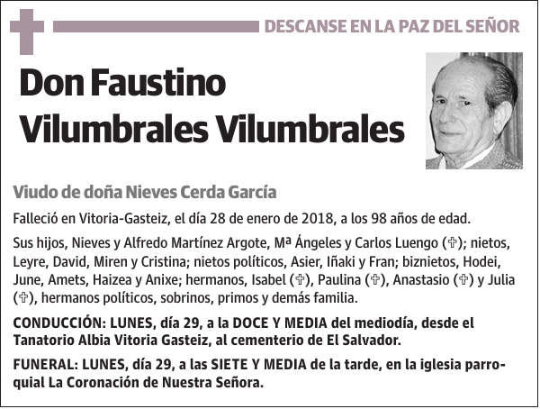 Faustino Vilumbrales Vilumbrales