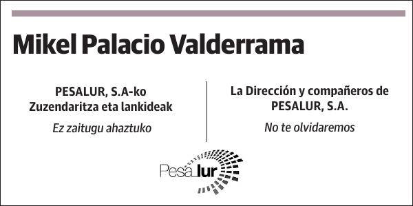 Mikel Palacio Valderrama