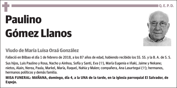 Paulino Gómez Llanos