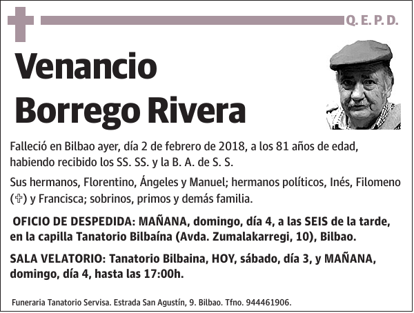 Venancio Borrego Rivera