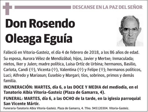 Rosendo Oleaga Eguía