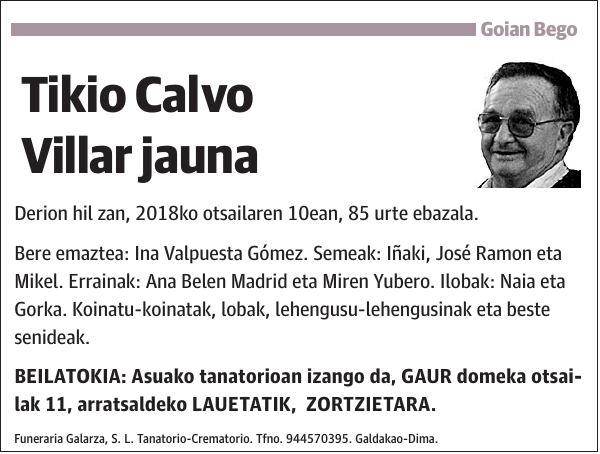 Tikio Calvo Villar