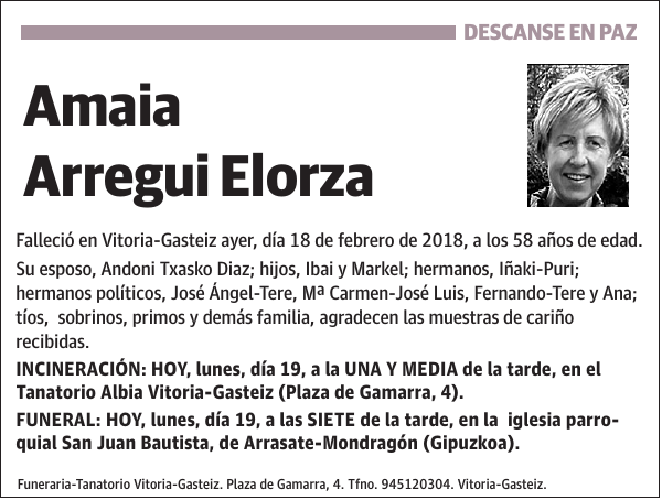 Amaia Arregui Elorza