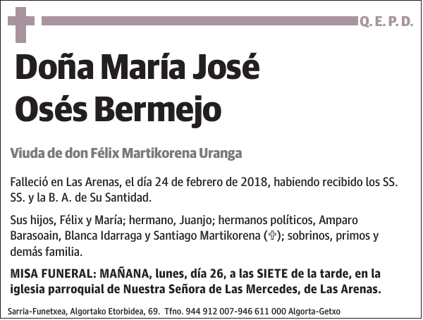 María José Osés Bermejo
