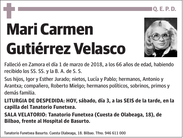 Mari Carmen Gutiérrez Velasco