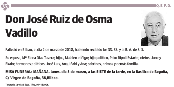 José Ruiz de Osma Vadillo
