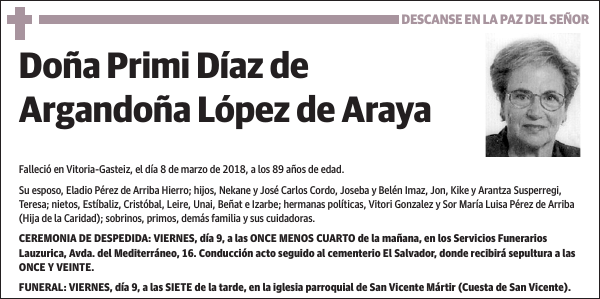 Primi Díaz de Argandoña López de Araya