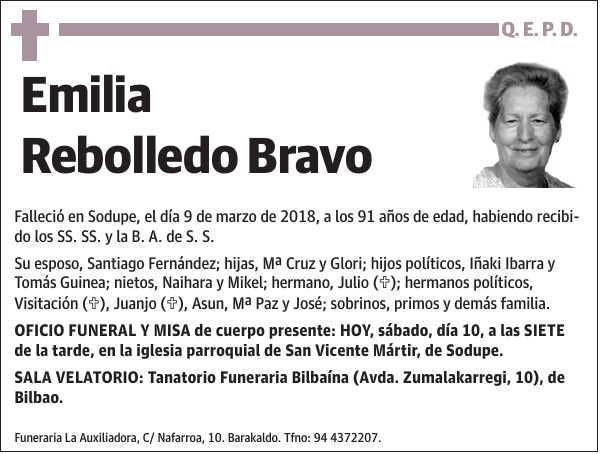 Emilia Rebolledo Bravo