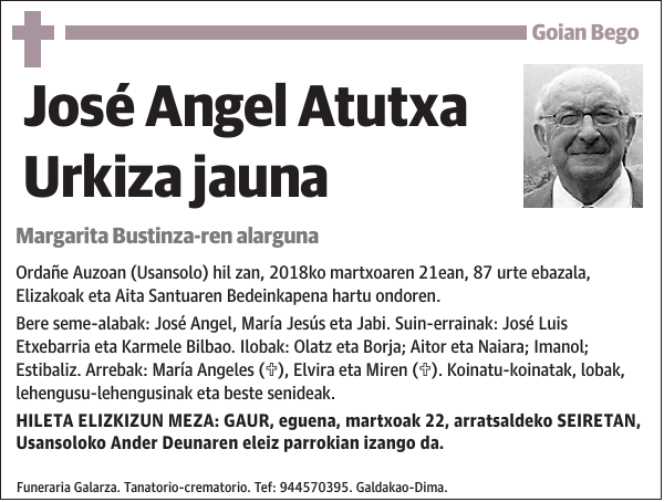 José Angel Atutxa Urkiza