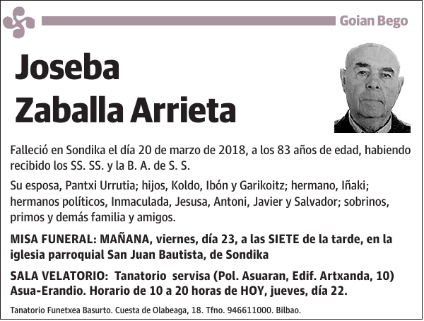 Joseba Zaballa Arrieta