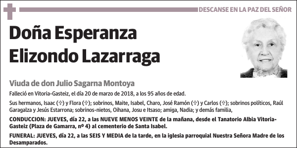 Esperanza Elizondo Lazarraga