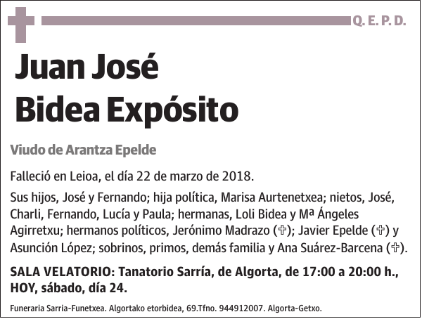 Juan José Bidea Expósito