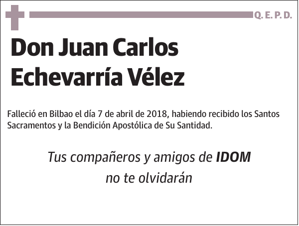Juan Carlos Echevarría Vélez