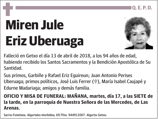 Miren Jule Eriz Uberuaga