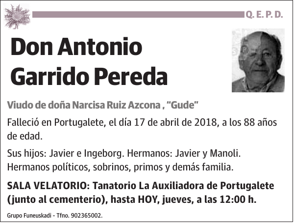 Antonio Garrido Pereda