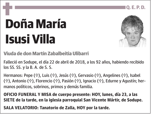 María Isusi Villa