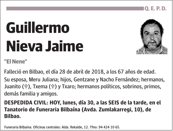 Guillermo Nieva Jaime