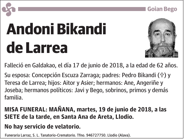 Andoni Bikandi de Larrea