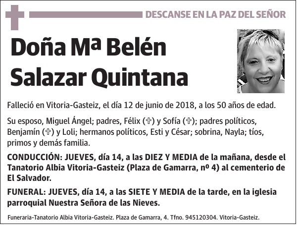 Mª Belén Salazar Quintana