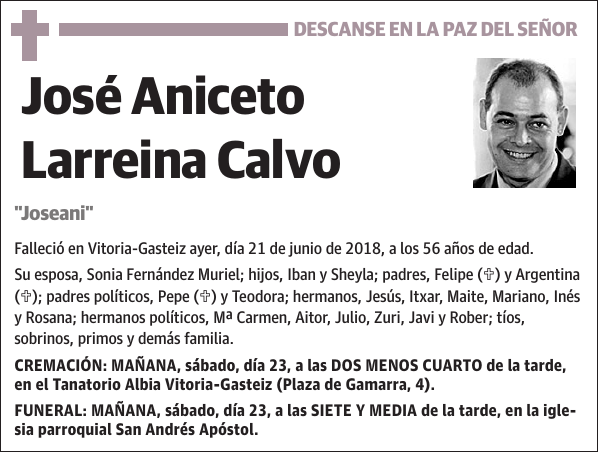 José Aniceto Larreina Calvo