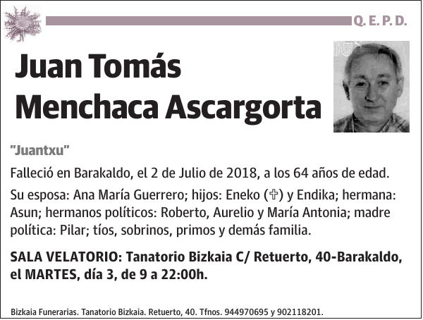 JuanTomás Menchaca Ascargorta