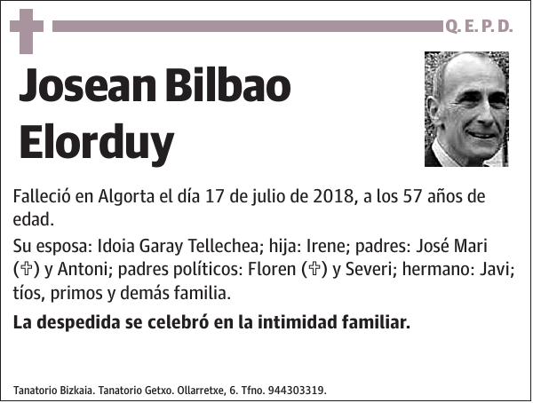 Josean Bilbao Elorduy