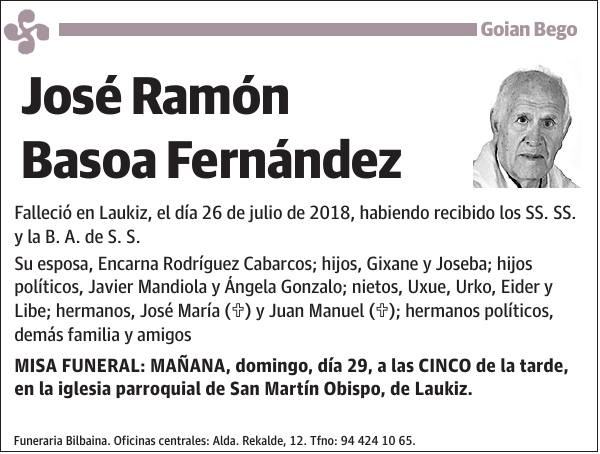 José Ramón Basoa Fernández
