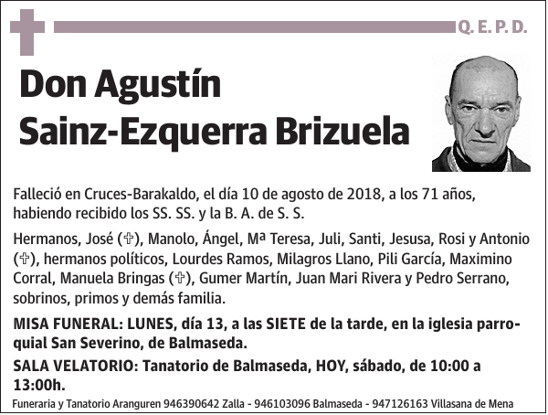 Agustín Sainz-Ezquerra Brizuela
