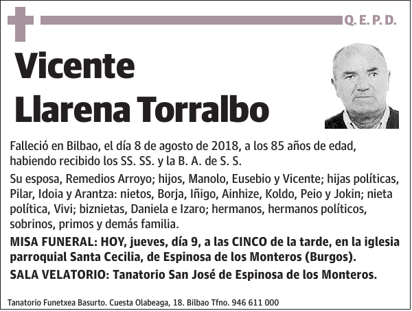 Vicente Llarena Torralbo