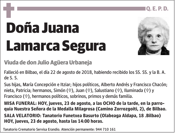 Juana Lamarca Segura
