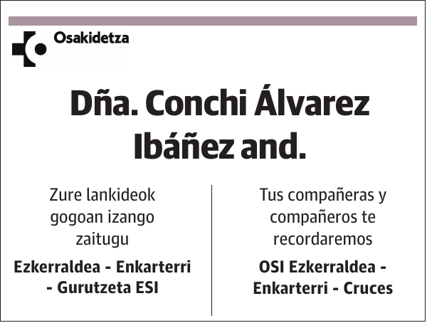 Conchi Álvarez Ibáñez