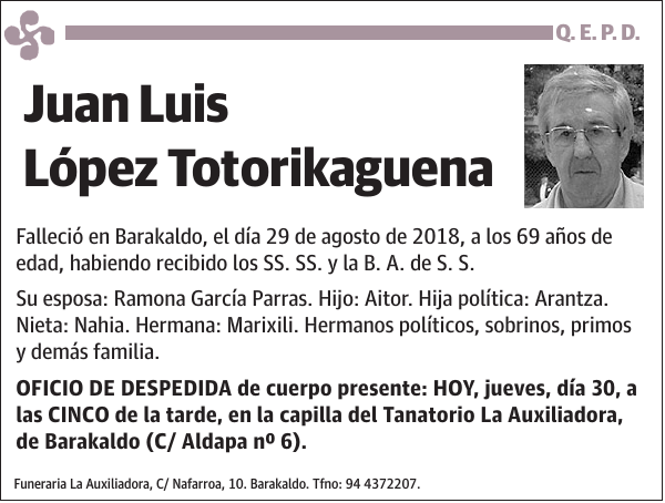Juan Luis López Totorikaguena