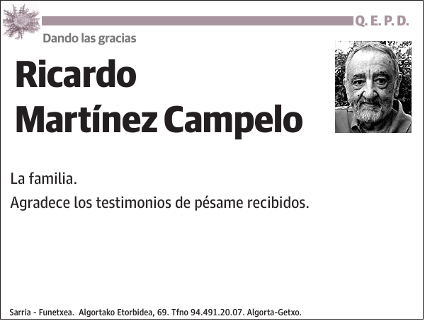 Ricardo Martínez Campelo