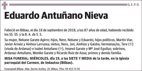 Eduardo Antuñano Nieva