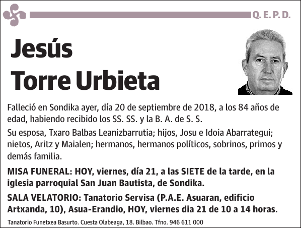 Jesús Torre Urbieta