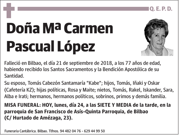 Mª Carmen Pascual López