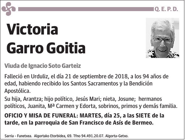 Victoria Garro Goitia