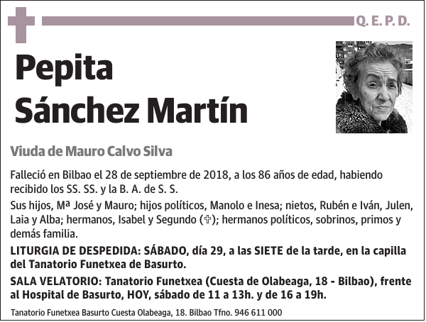 Pepita Sánchez Martín