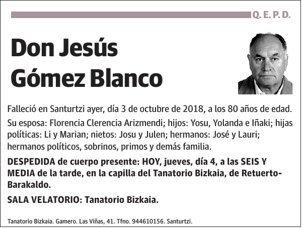 Jesús Gómez Blanco