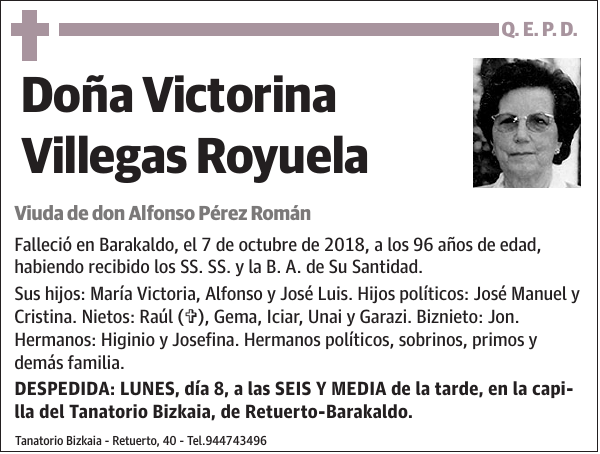 Victorina Villegas Royuela