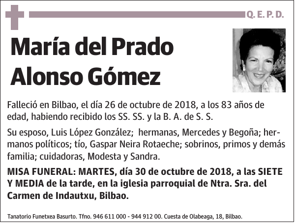 María del Prado Alonso Gómez