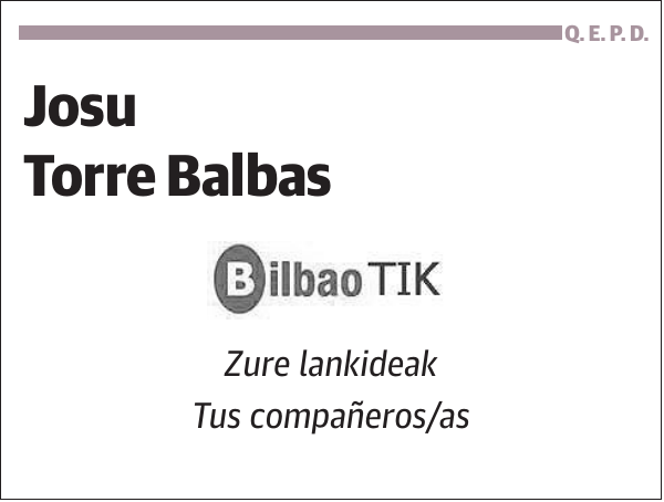 Josu Torre Balbas
