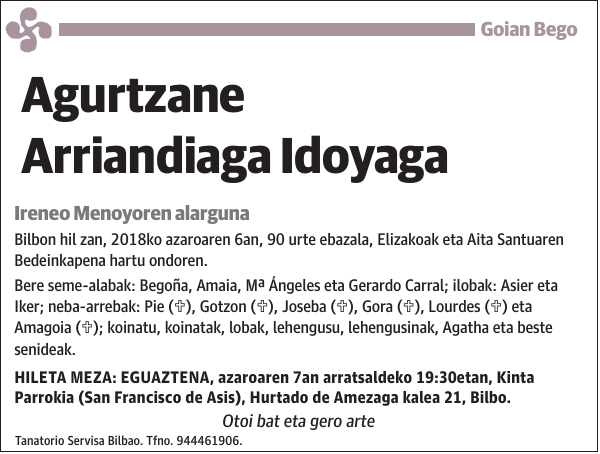 Agurtzane Arriandiaga Idoyaga