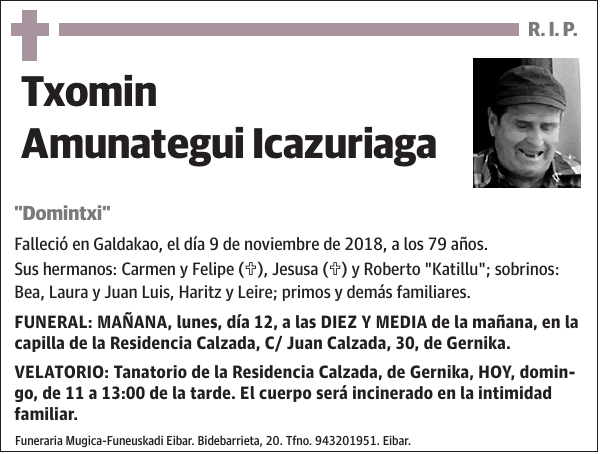Txomin Amunategui Icazuriaga