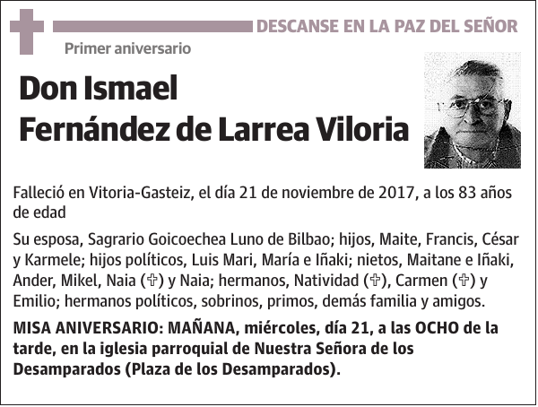 Ismael Fernández de Larrea Viloria