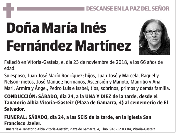 María Inés Fernández Martínez