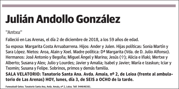 Julián Andollo González